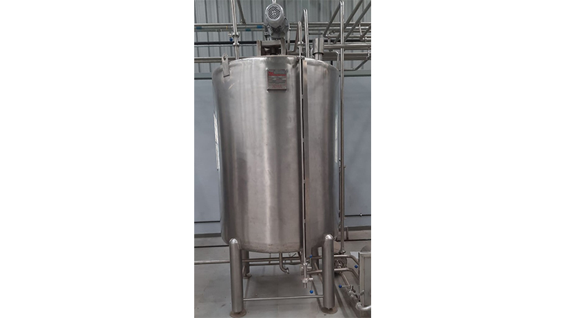 sugar syrup preparation tank for juice