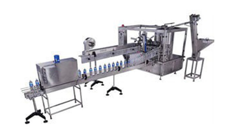 Water ronsing filling capping machine